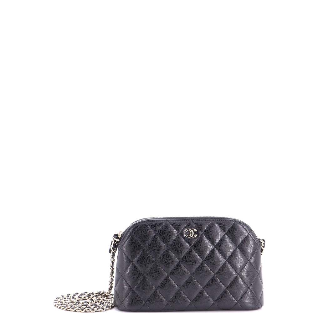Chanel Cc Dome Zip Clutch With Chain #270746C47B